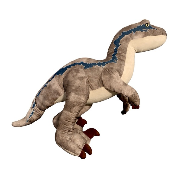 Jurassic World Blue Velociraptor Plush 4ft Jumbo XL Dinosaur Stuffed Plush Dino